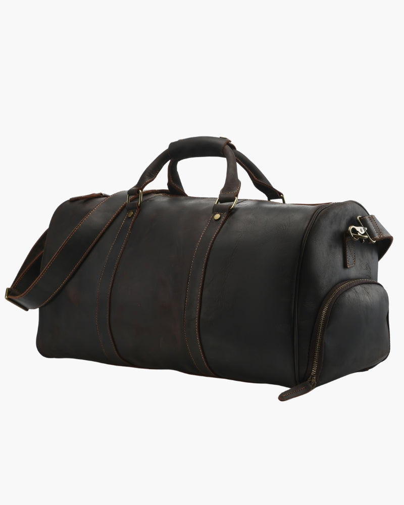 Montague Genuine Leather Travel Duffle