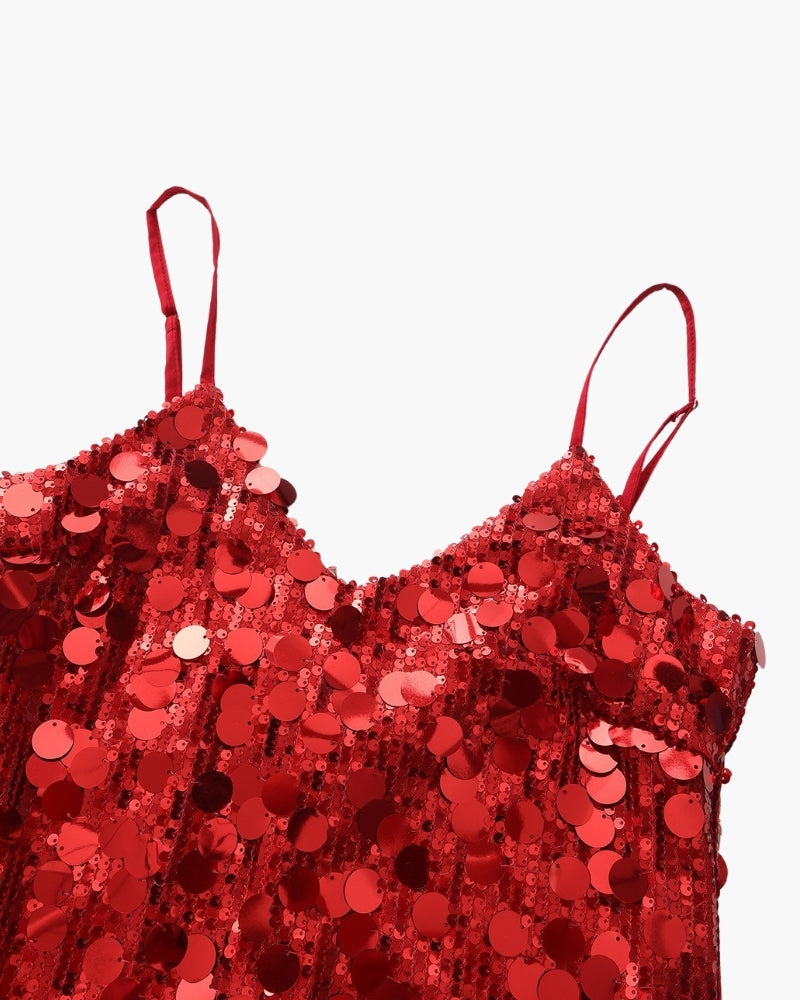 Sparkling Sequin Mini Dress for Celebrations