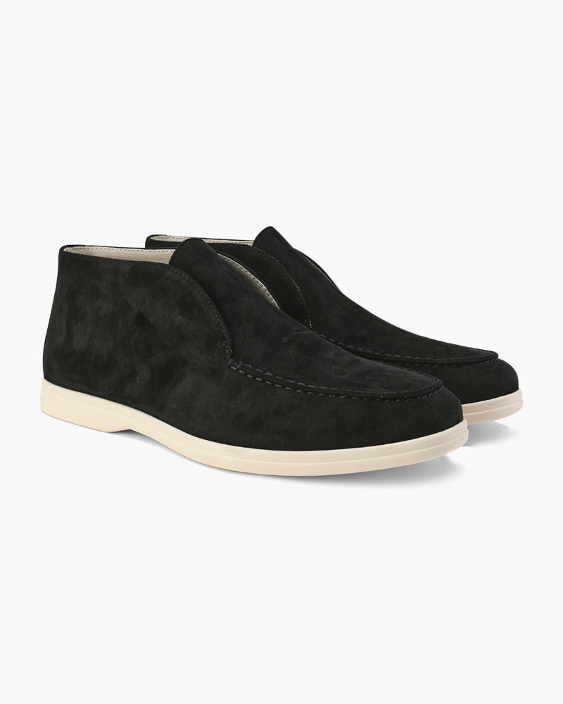 Premium Suede High Loafers