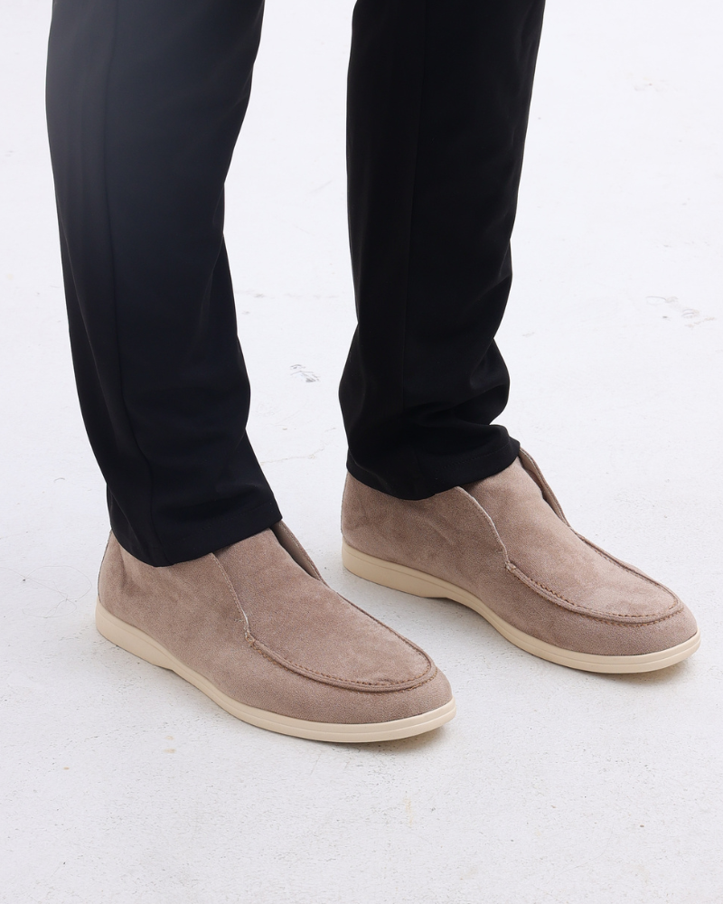 Premium Suede High Loafers