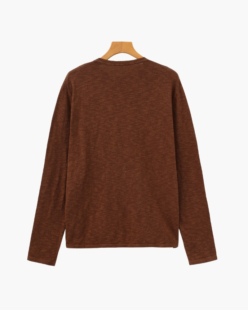 Essential Crewneck in Linen-Cotton Blend