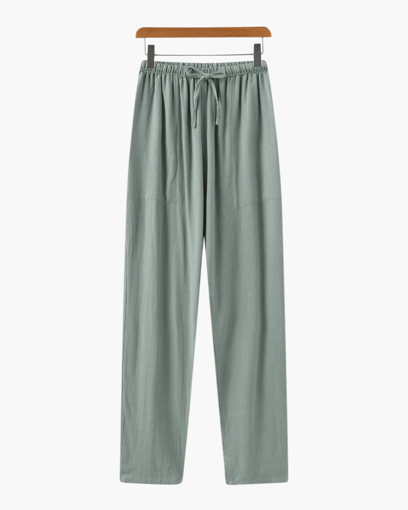 Marrakech - Slim Fit Linen Trousers