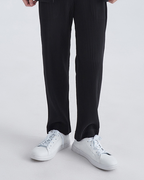 Textured Cotton Trousers