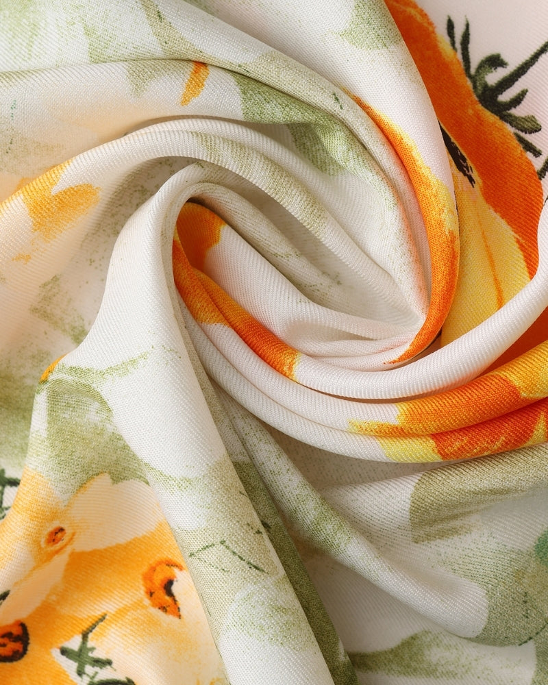 Impressionist Garden-Inspired Scarf