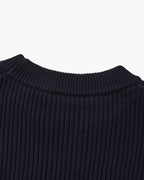 Textured Ribbed Crew Neck Sweater