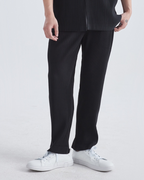 Textured Cotton Trousers