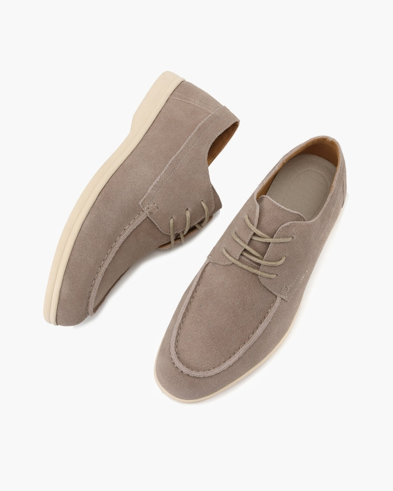 High-Quality Suede Lace-Up Footwear