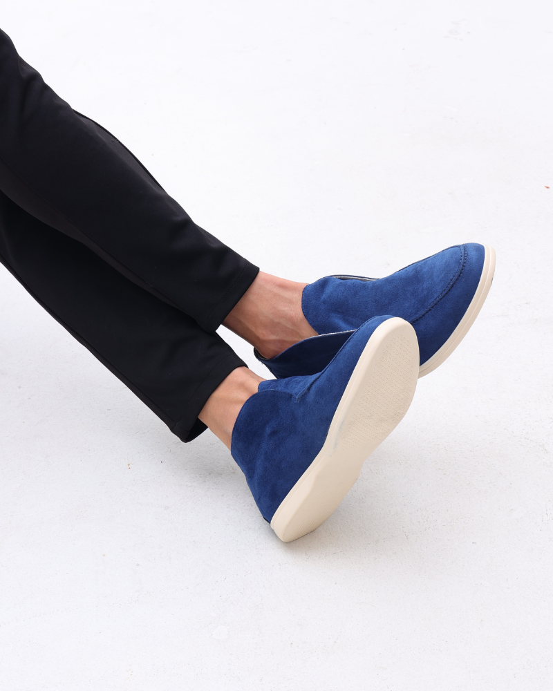 Premium Suede High Loafers