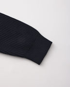 Textured Ribbed Crew Neck Sweater