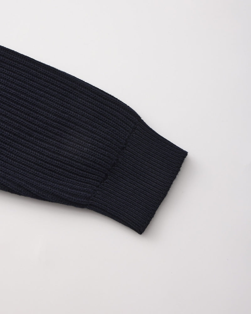 Textured Ribbed Crew Neck Sweater