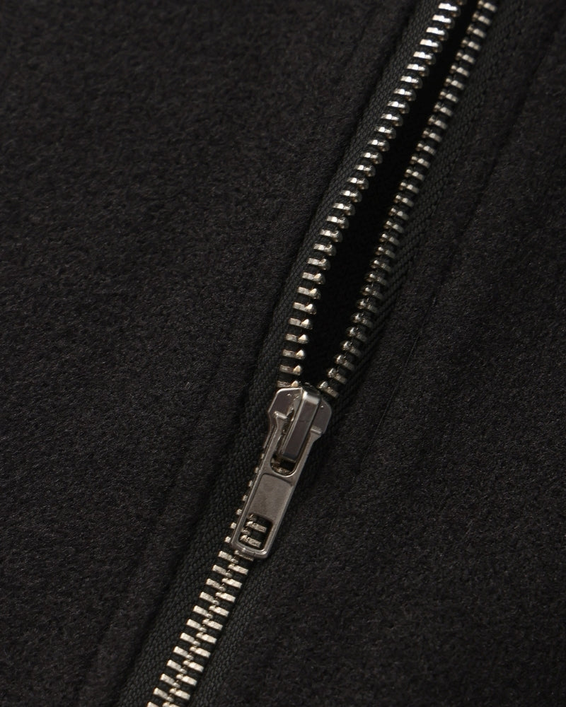 Wool Zip Coat in Marlow Style