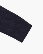 Classic Diamond Knit Zip-Up Cardigan