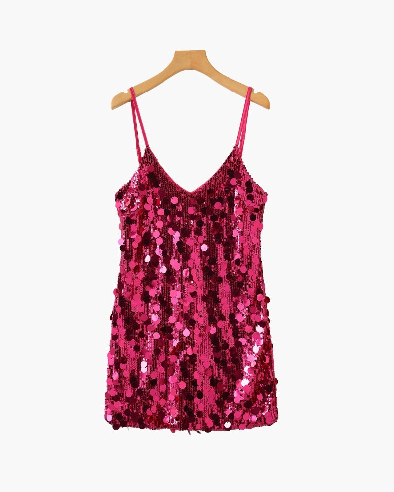 Sparkling Sequin Mini Dress for Celebrations