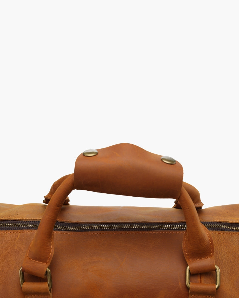 Montague Genuine Leather Travel Duffle
