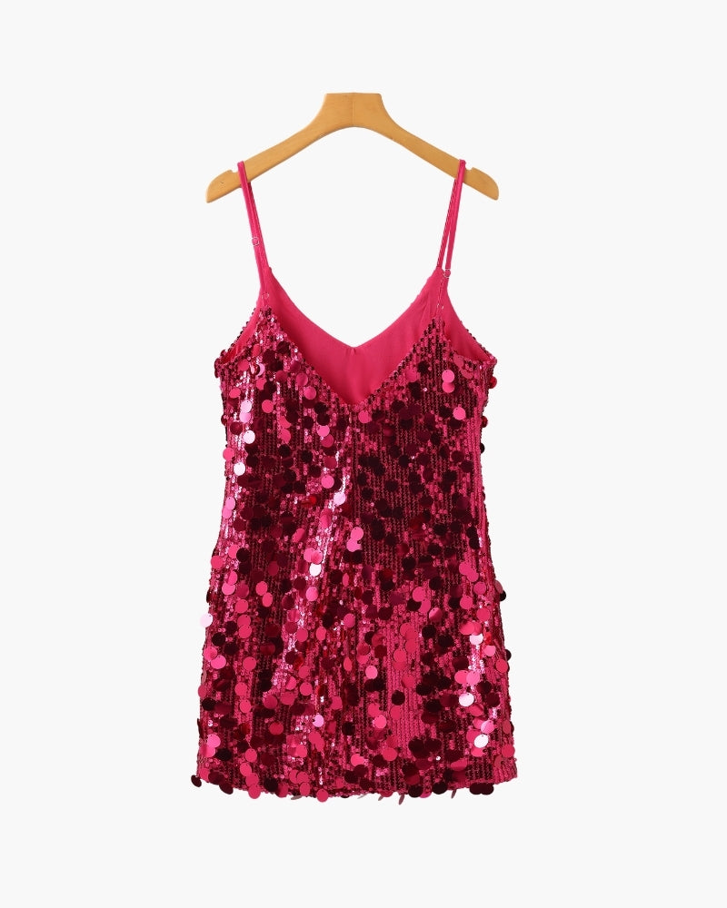 Sparkling Sequin Mini Dress for Celebrations