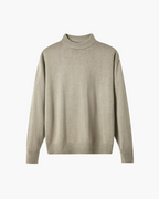 Luxurious 100% Pure Wool Turtleneck Sweater