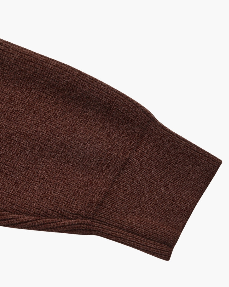 Elegant Half-Zip Knit Sweater