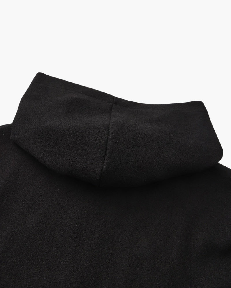 Wool Zip Coat in Marlow Style