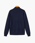 Classic Ribbed Mock Neck Pullover