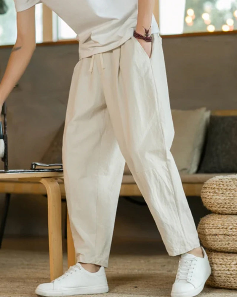 Lightweight Cotton Trousers for Cancun