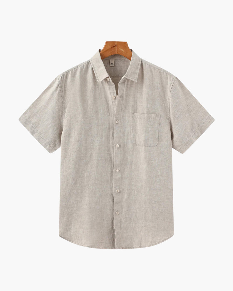 Short Sleeve Linen Shirt - Cape Town Style