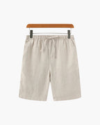 Luxury Linen Shorts in Casablanca Style