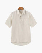 Classic Linen Polo Shirt