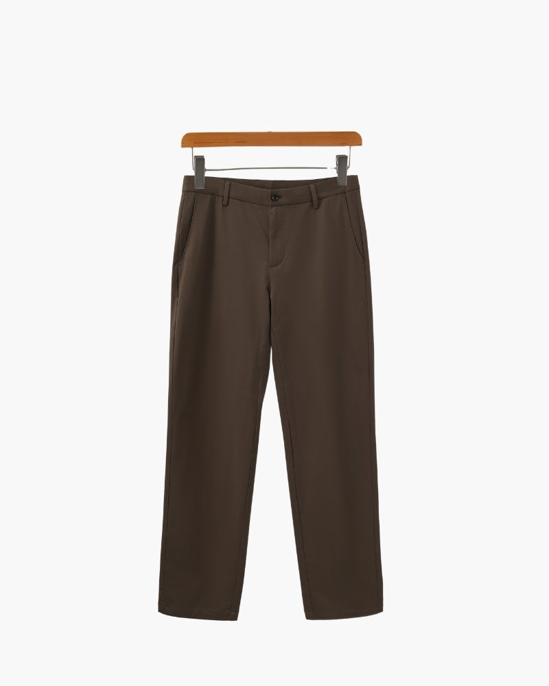 Soft Wool-Blend Trousers