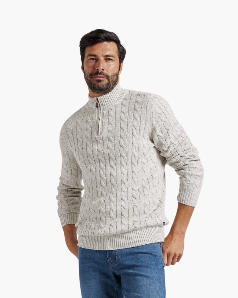 Half Zip Sweater in Verbier Style