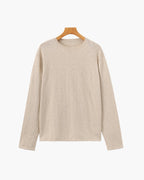 Essential Crewneck in Linen-Cotton Blend