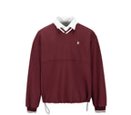 Preppy Collared Sweatshirt
