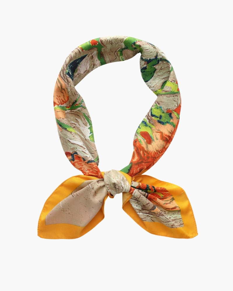 Impressionist Garden-Inspired Scarf