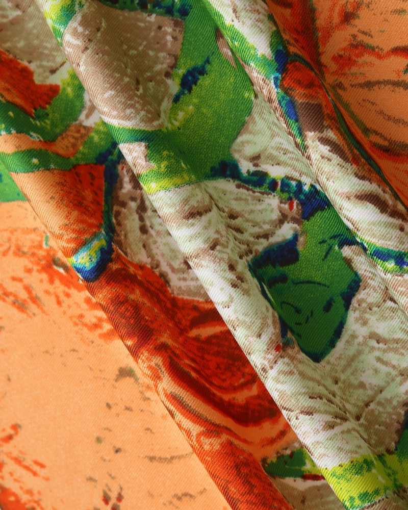 Impressionist Garden-Inspired Scarf