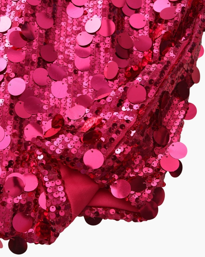 Sparkling Sequin Mini Dress for Celebrations