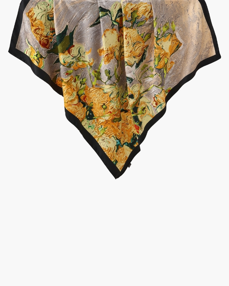 Impressionist Garden-Inspired Scarf