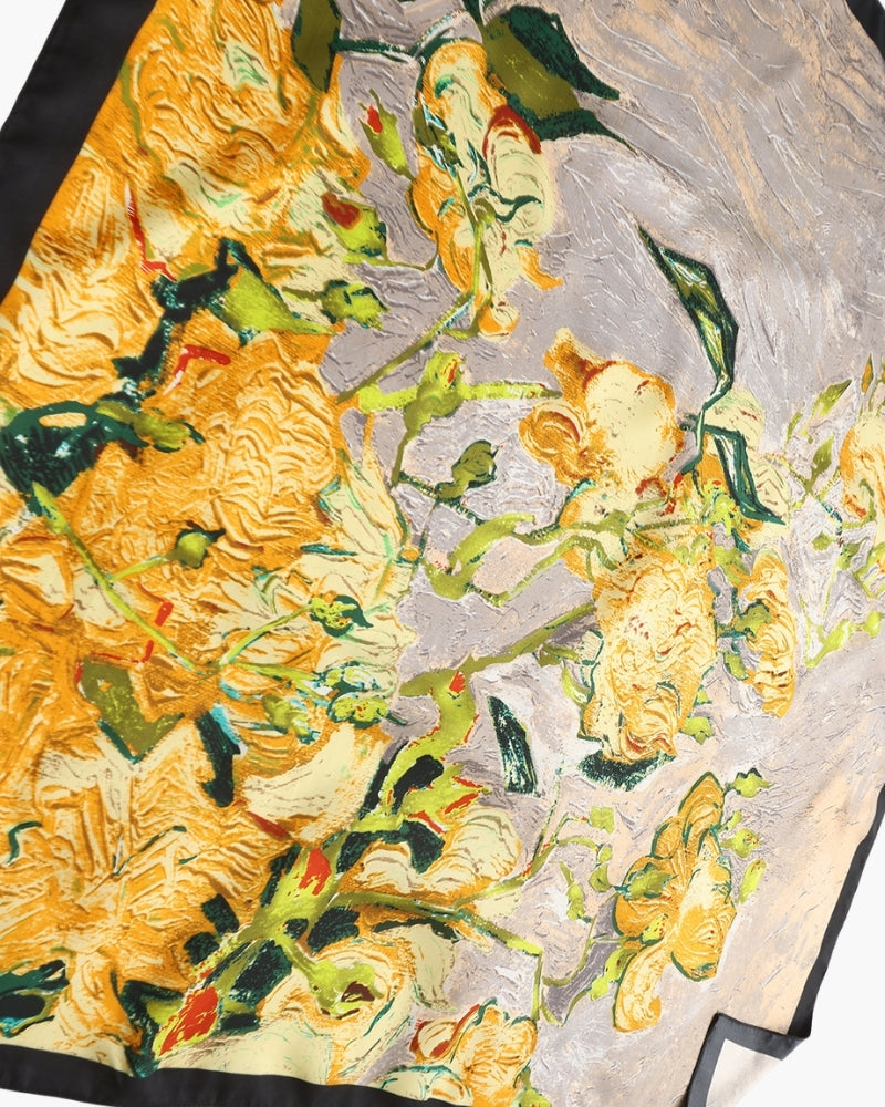 Impressionist Garden-Inspired Scarf