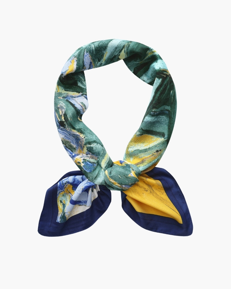 Impressionist Garden-Inspired Scarf