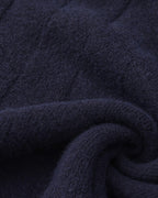 Diamond Pattern Knit Crew Sweater