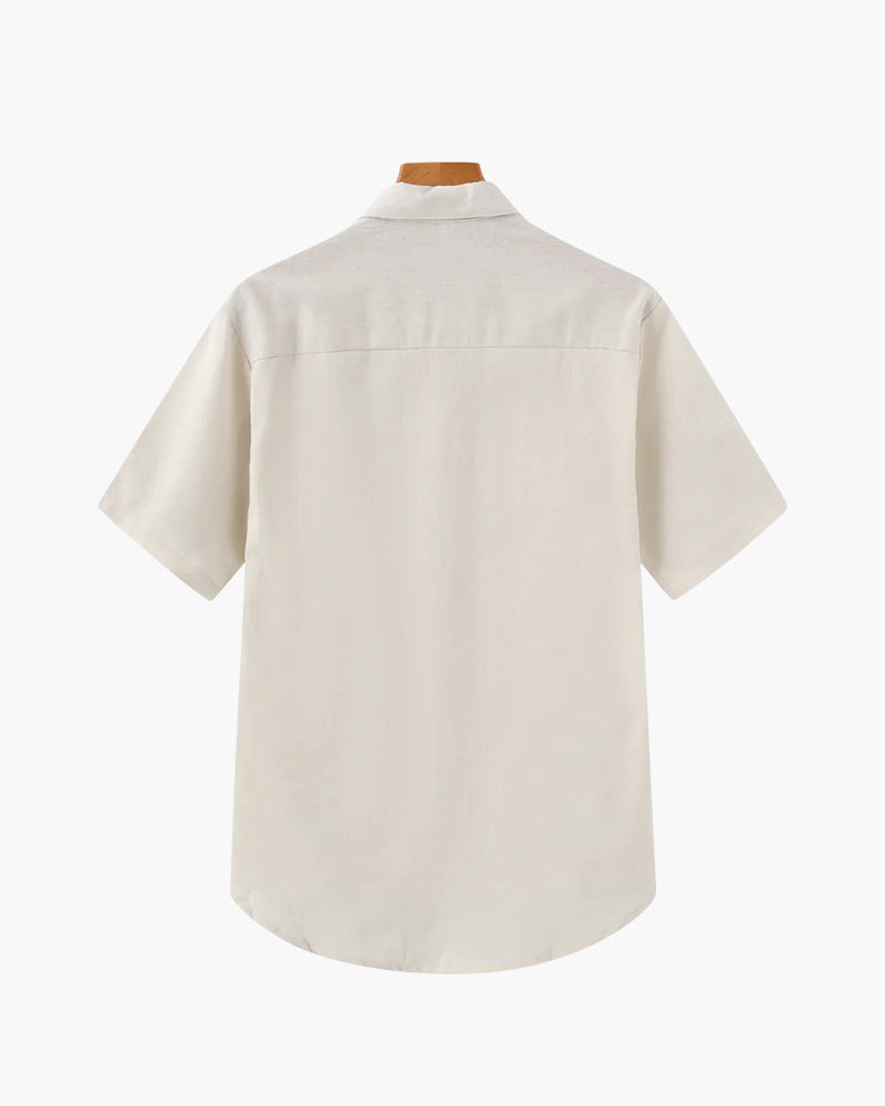 Classic Linen Polo Shirt