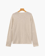 Essential Crewneck in Linen-Cotton Blend