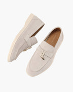 Suede Women's Loafers Elegant Design