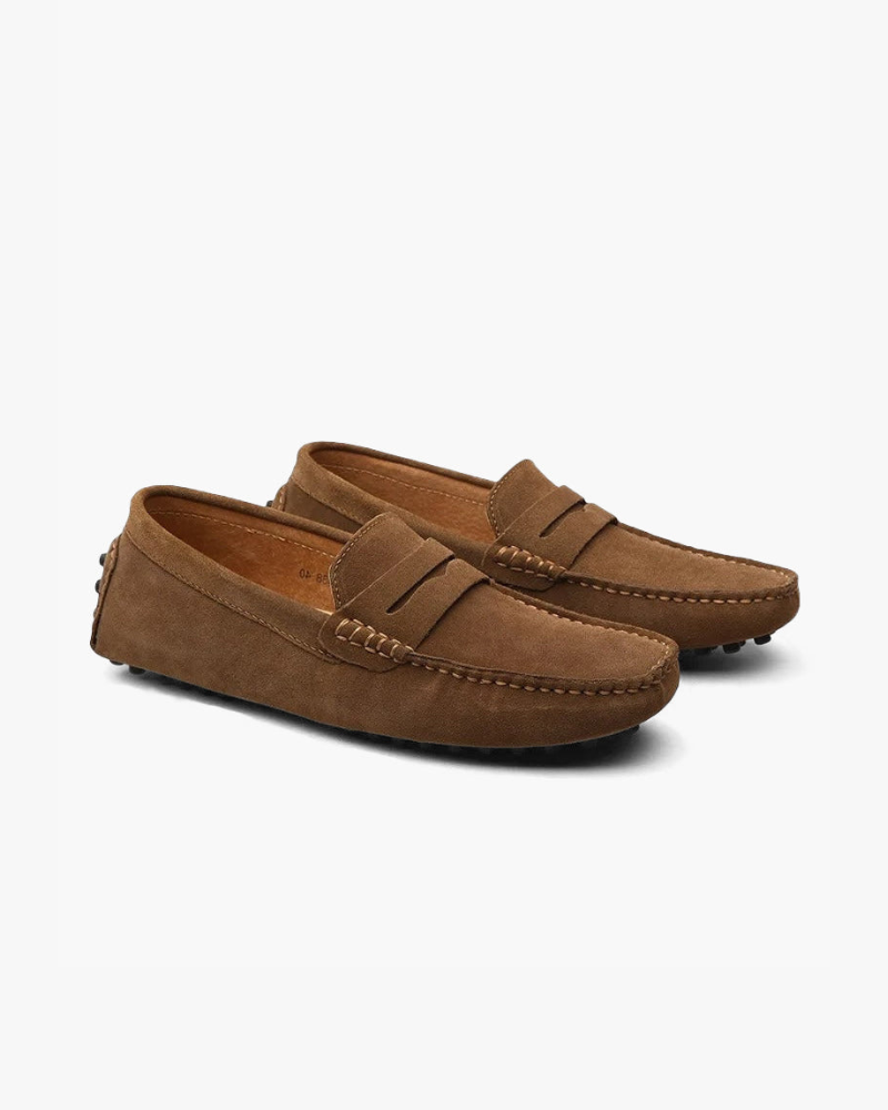 Soft Suede Driving Loafers