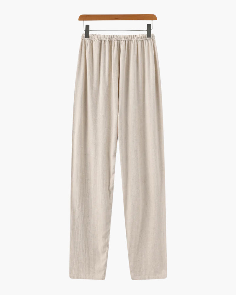 Marrakech - Slim Fit Linen Trousers