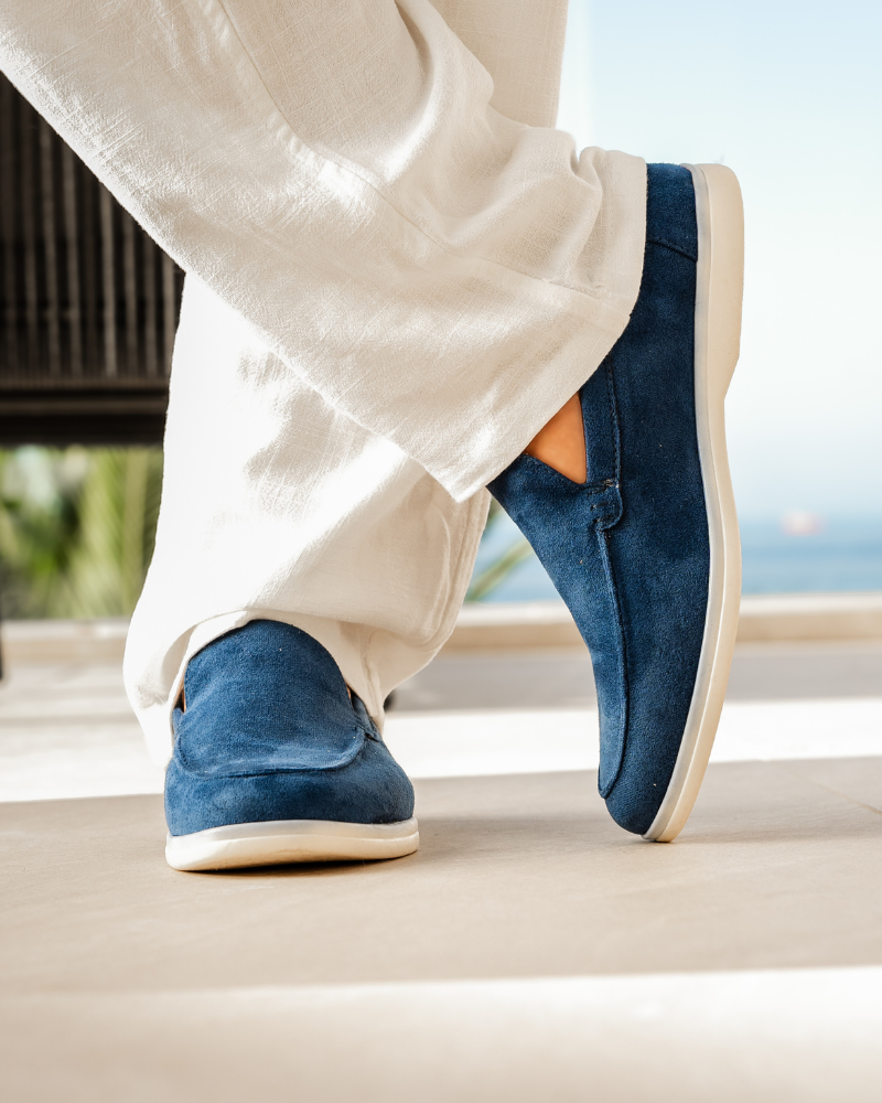 Suede Loafers with Classic Elegance