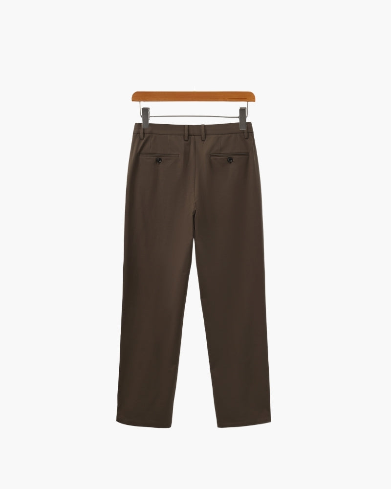 Soft Wool-Blend Trousers