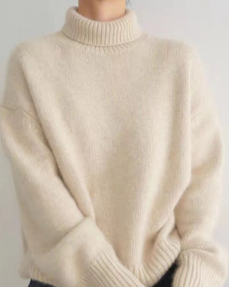Classic Knit Turtleneck Sweater