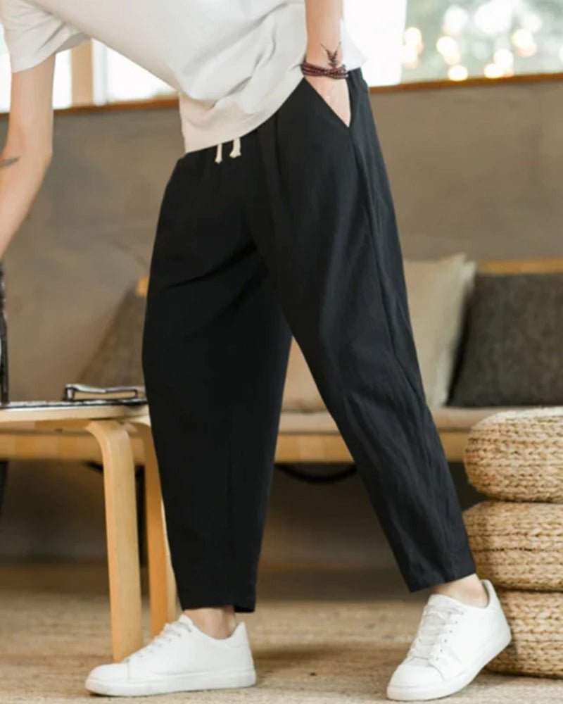 Lightweight Cotton Trousers for Cancun