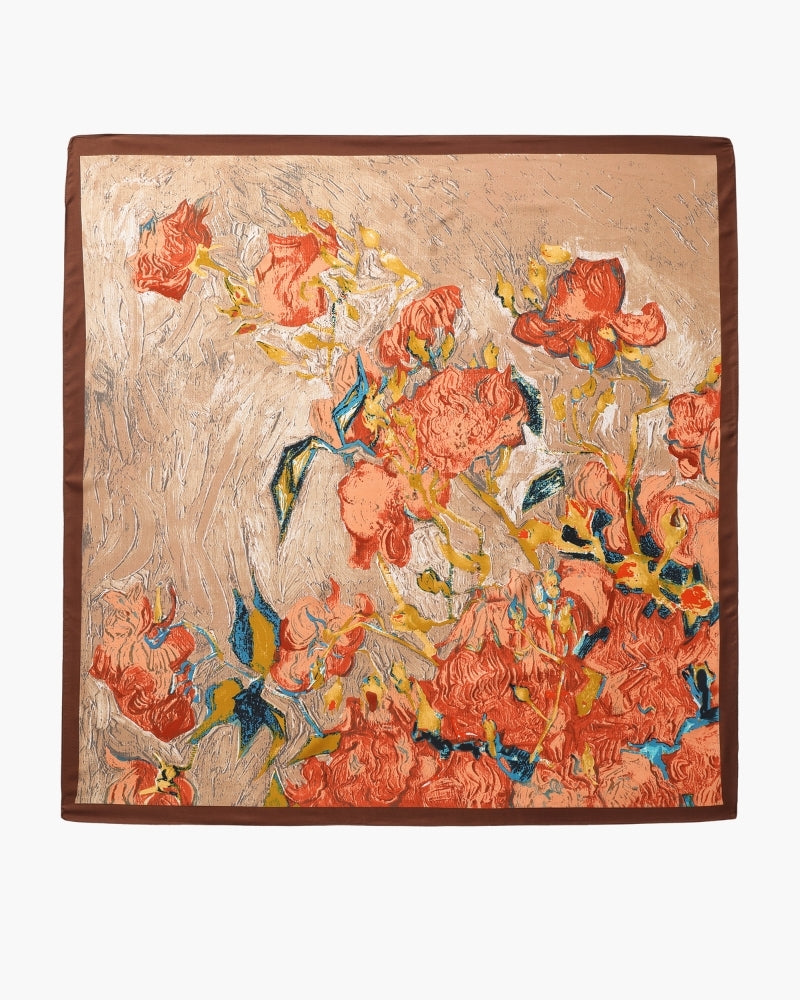 Impressionist Garden-Inspired Scarf