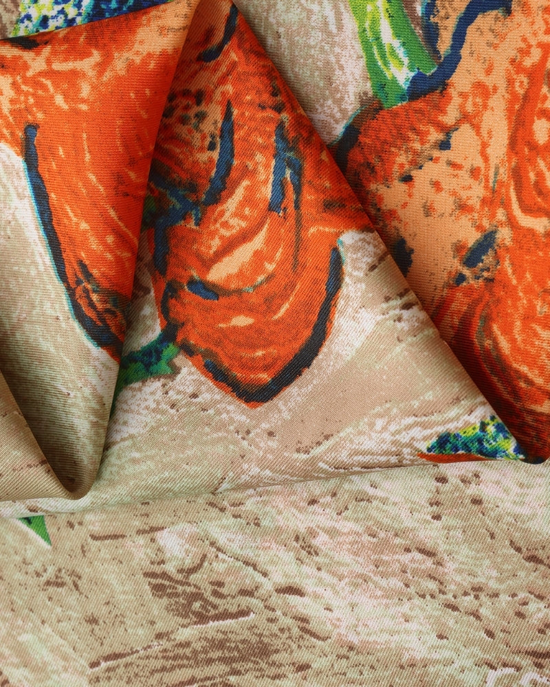 Impressionist Garden-Inspired Scarf