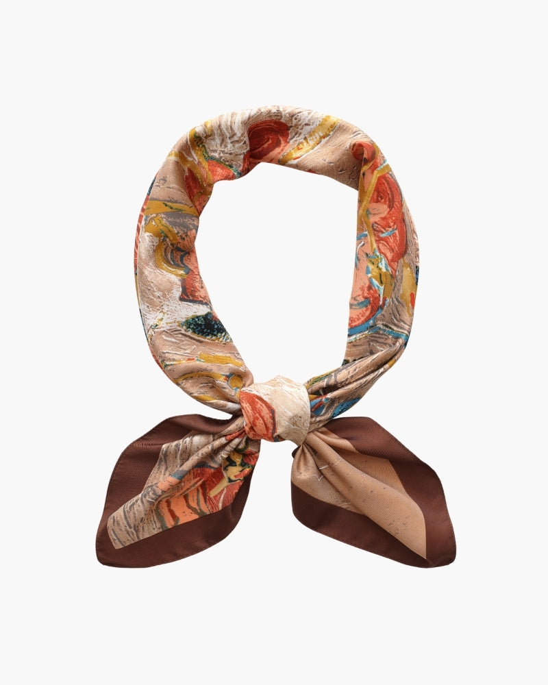 Impressionist Garden-Inspired Scarf